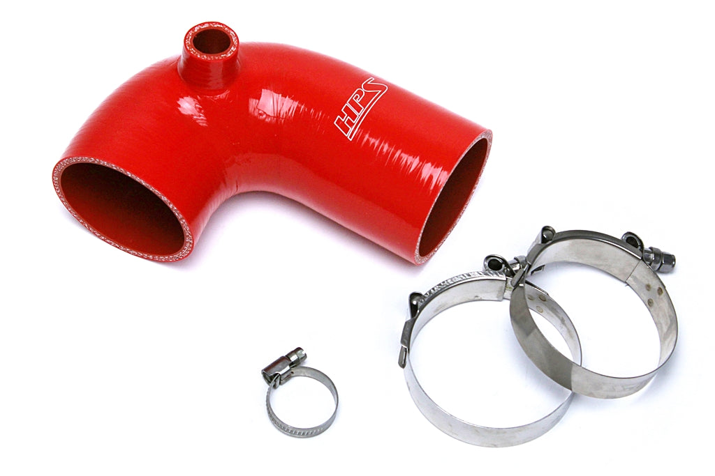HPS Performance Products HPS Red Reinforced Silicone Post MAF Air Intake Hose Kit Mazda 06-08 MX-5 Miata NC1