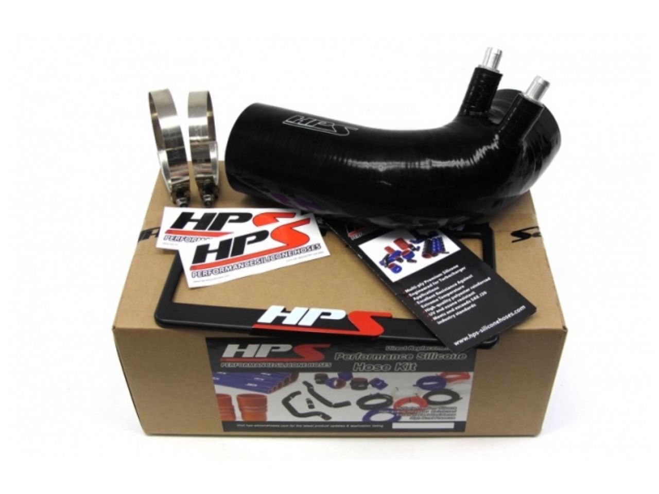HPS Black Reinforced Silicone Post MAF Air Intake Hose Kit Lexus 2016 GSF GS F V8 5.0L