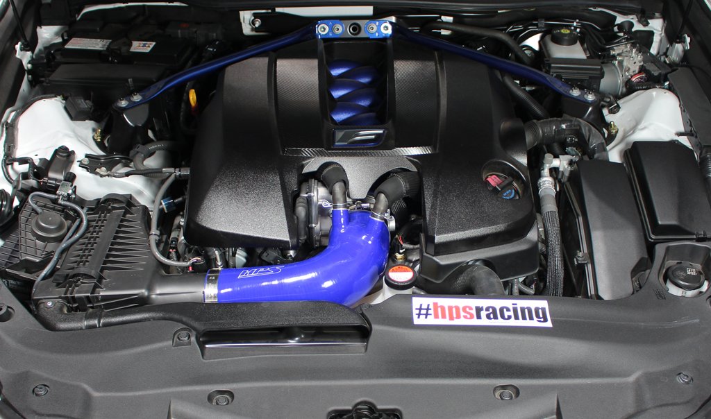 HPS Performance HPS Silicone Air Intake Kit Post MAF Hose Lexus 2016-2020 GS F V8 5.0L, 57-1499
