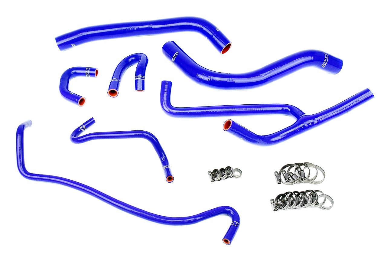 HPS Performance HPS Silicone Radiator + Heater Coolant Hose Kit Ford 2015-2017 Mustang 3.7L V6, 57-1506