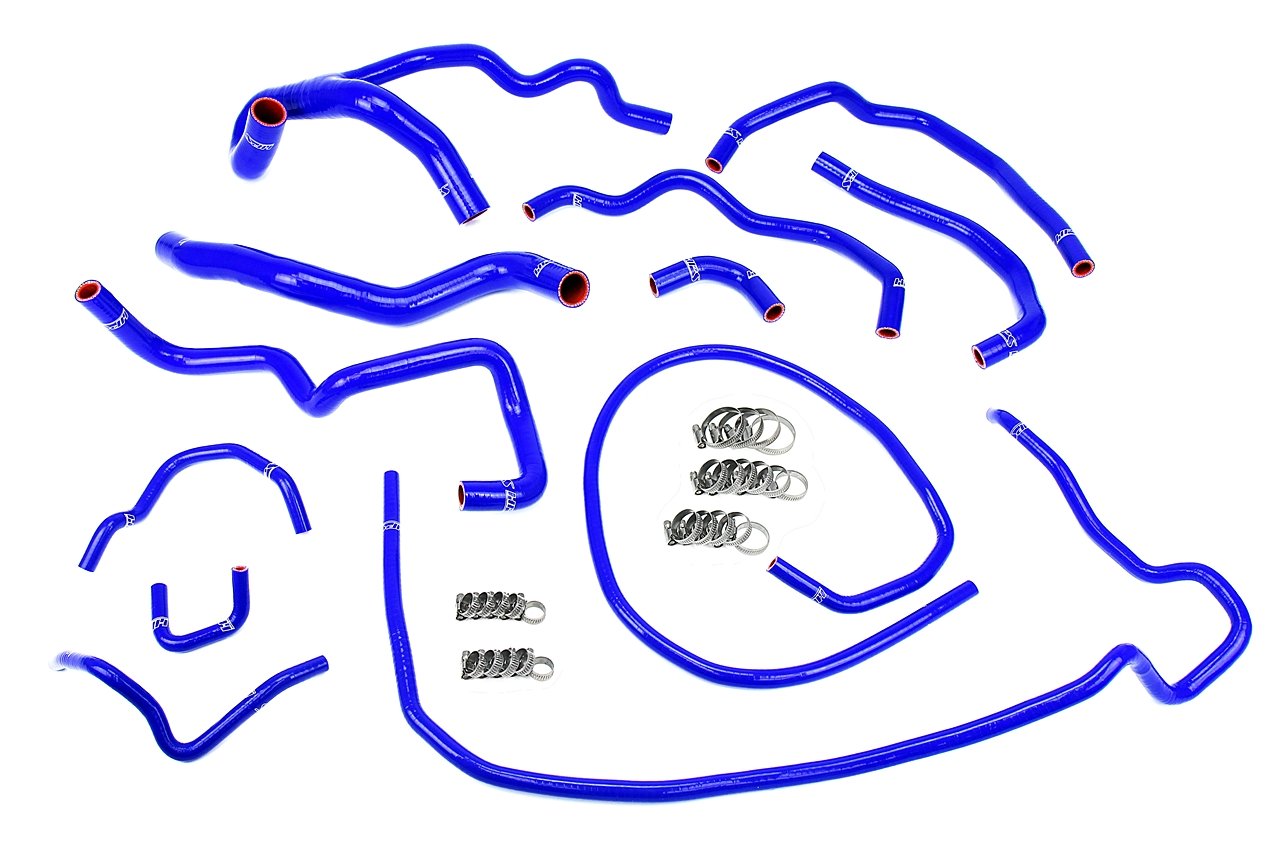 HPS Performance HPS Silicone Radiator + Heater Coolant Hose Kit Mazda 2010-2013 Mazdaspeed 3 2.3L Turbo, 57-1512