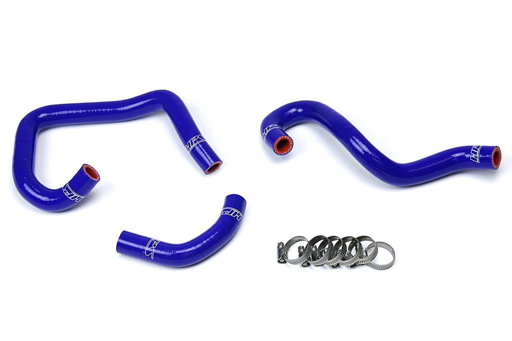 HPS Performance Products HPS Blue Reinforced Silicone Heater Hose Kit Coolant Toyota 93-98 Supra MK4 2JZ Turbo Left Hand Drive