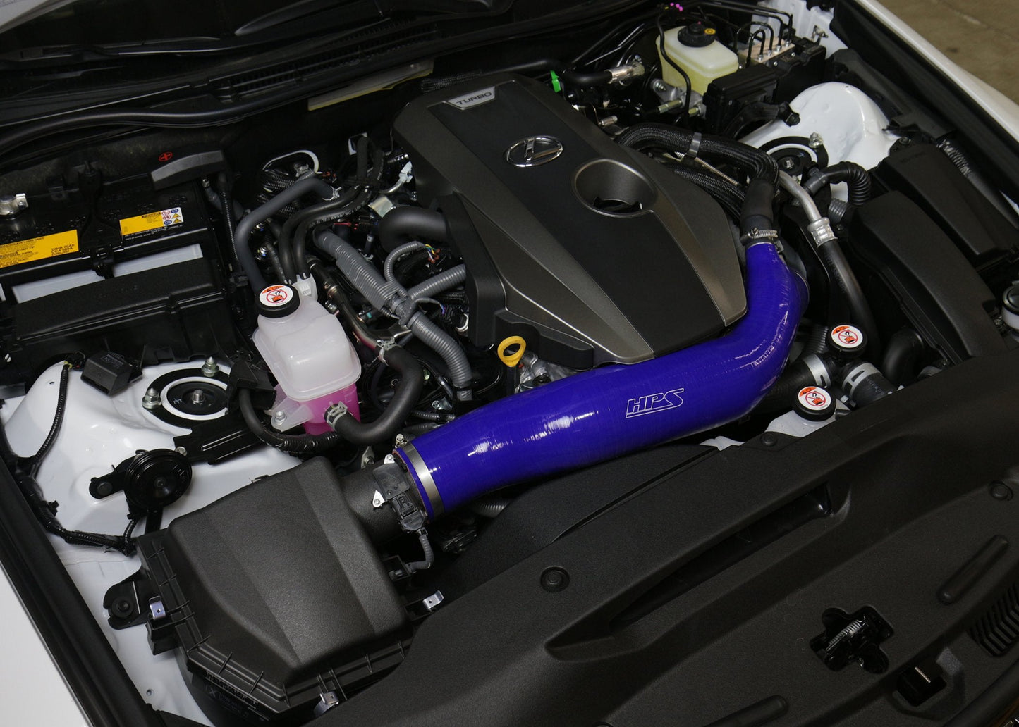 HPS Performance HPS Silicone Air Intake Kit Post MAF Hose Lexus 2016-2017 GS200t 2.0L Turbo, 57-1585