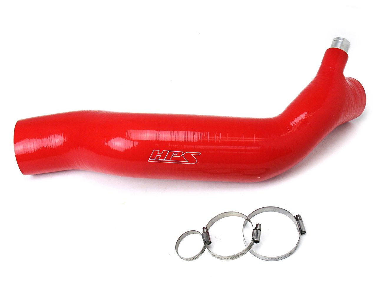 HPS Red Reinforced Silicone Post MAF Air Intake Hose Kit Lexus 16-17 IS200t 2.0L Turbo