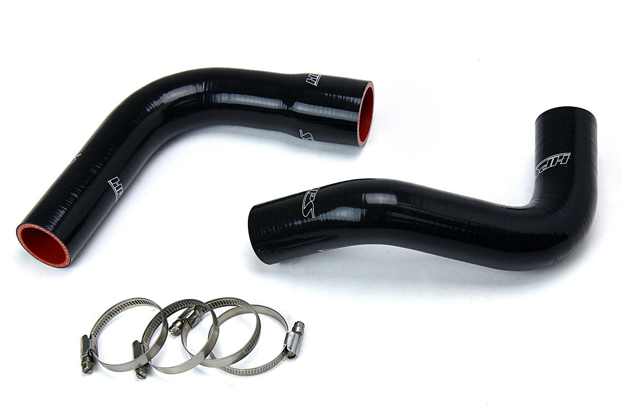 HPS Performance HPS Black Reinforced Silicone Radiator Hose Kit Coolant Jeep 76-86 CJ7 4.2L