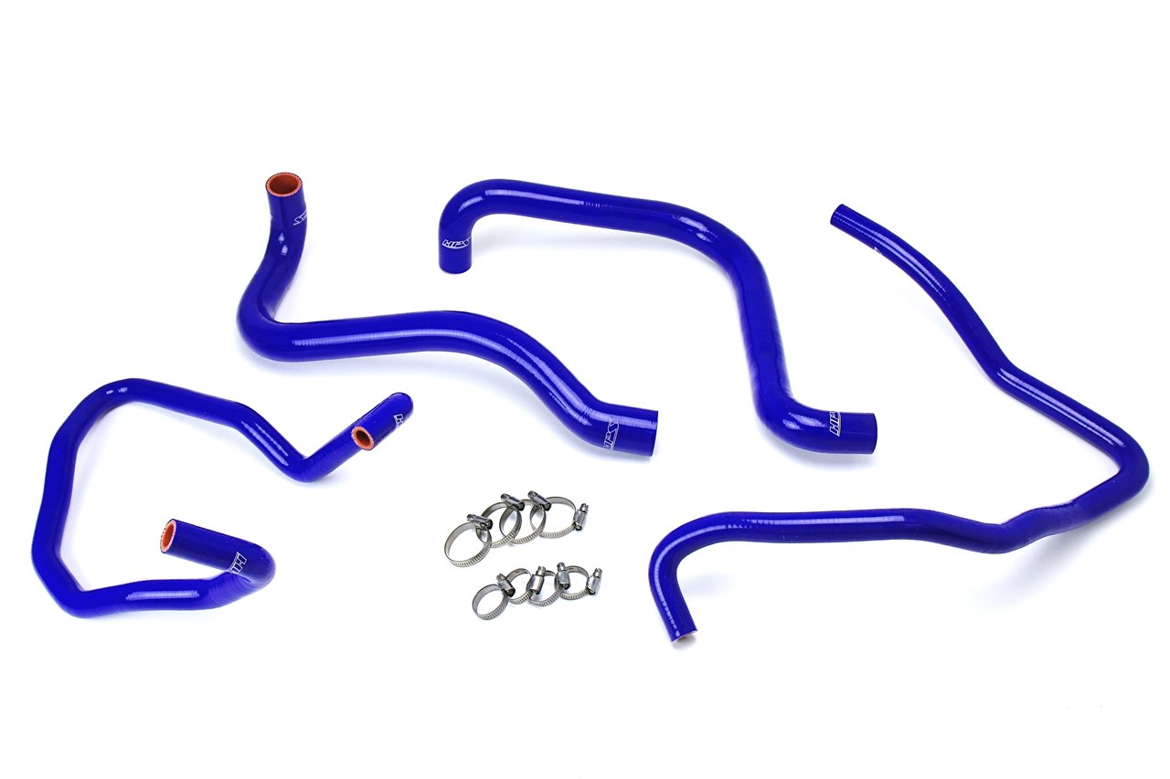 HPS Performance HPS Silicone Radiator + Heater Coolant Hose Kit Jeep 2003-2006 Wrangler TJ SE 2.4L 4Cyl Left Hand Drive, 57-1589