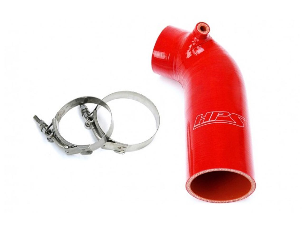 HPS Performance HPS Red Silicone Post MAF Air Intake Hose Kit Honda 16-17 Civic 10th Gen 2.0L Non Turbo