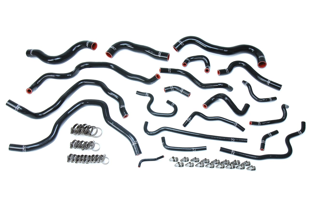 HPS Performance HPS Silicone Radiator + Heater Coolant Hose Kit Honda 2016-2020 Civic 2.0L Non Turbo, 57-1607