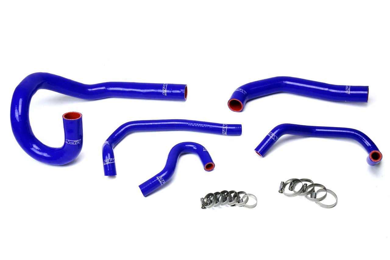 HPS Performance HPS Silicone Radiator + Heater Coolant Hose Kit Toyota 1986-1992 Supra MK3 Turbo & NA with 7MGE / 7MGTE - Left Hand Drive ONLY, 57-1612