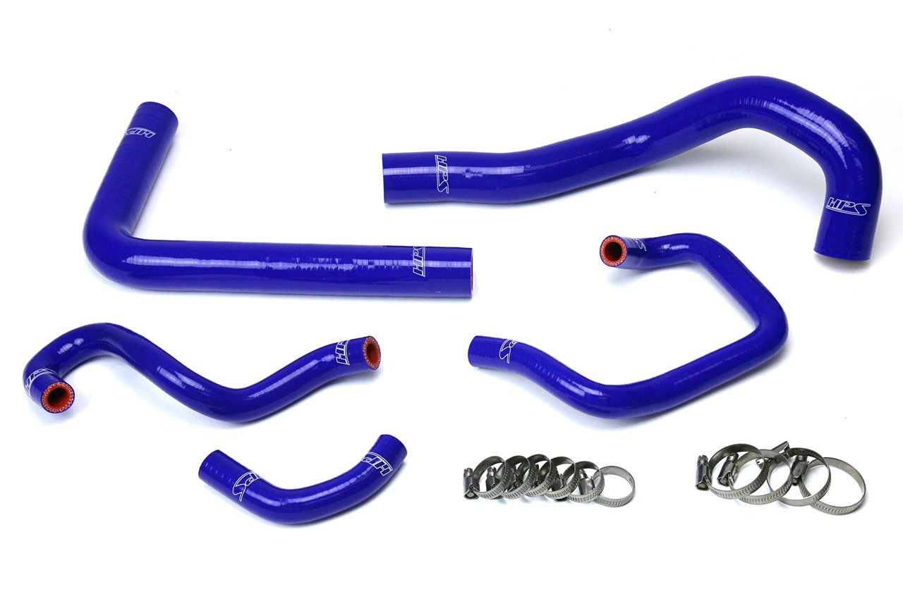 HPS Performance HPS Silicone Radiator + Heater Coolant Hose Kit Toyota 1993-1998 Supra MK4 2JZ Turbo Left Hand Drive, 57-1613