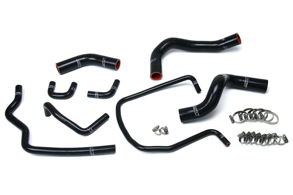 HPS Black Reinforced Silicone Radiator Hose Kit Coolant Infiniti 04-10 QX56 V8 5.6L
