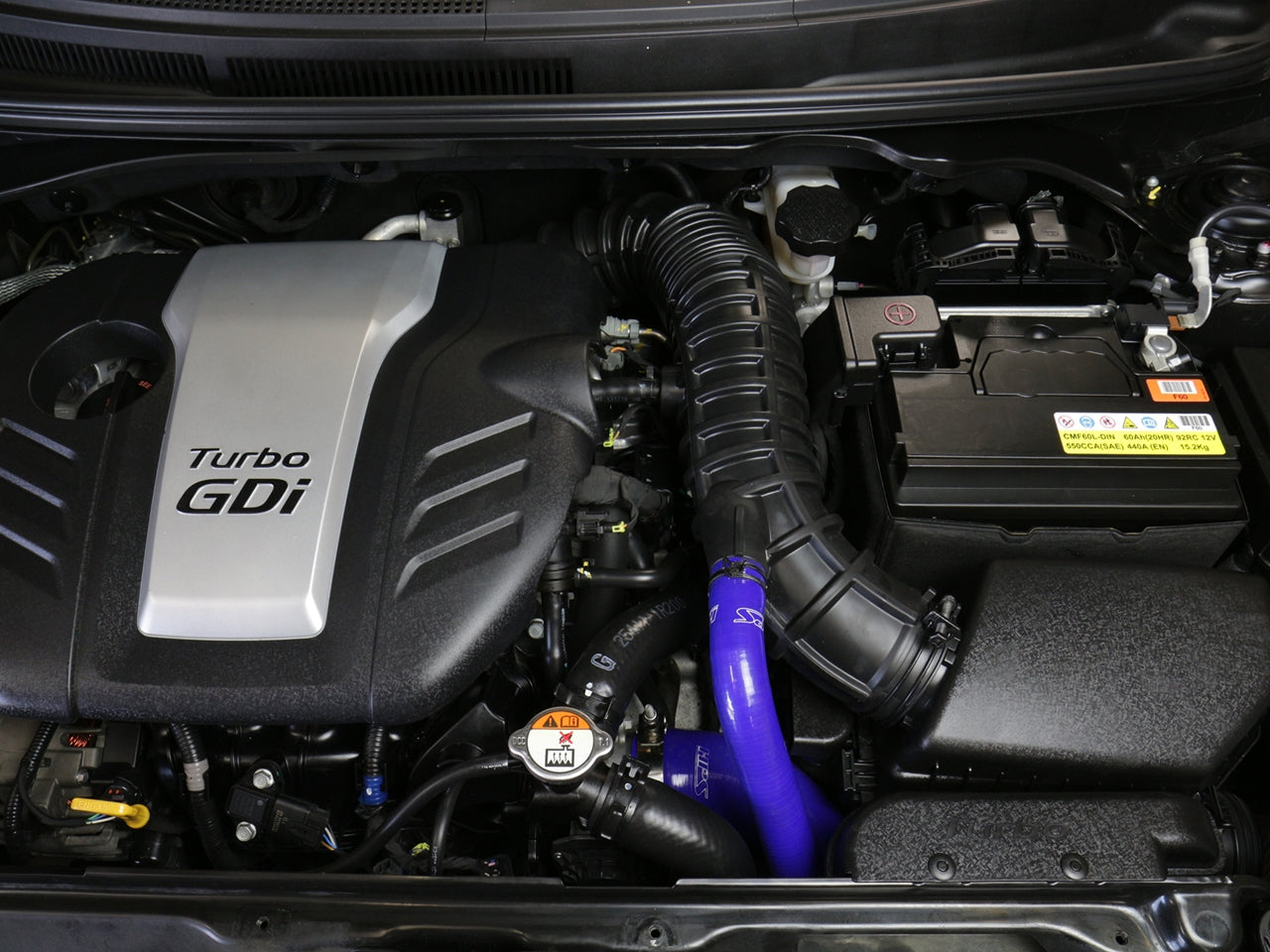 HPS Performance Products HPS Red Reinforced Silicone Intercooler Hose Kit Hyundai 13-17 Veloster 1.6L Turbo