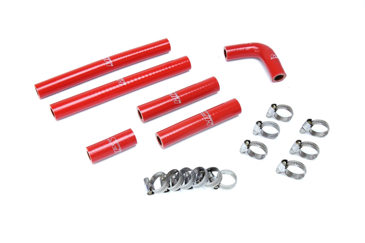 HPS Performance HPS Silicone Heater Coolant Hose Kit Toyota 1992-1997 Land Cruiser FJ80 4.5L I6 equipped with rear heater, 57-1638