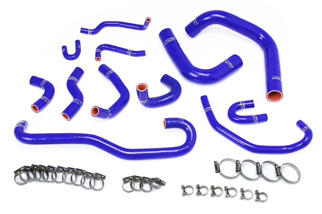 HPS Performance HPS Silicone Radiator + Heater Coolant Hose Kit Toyota 1989-1992 4Runner 3.0L V6 Left Hand Drive, 57-1656