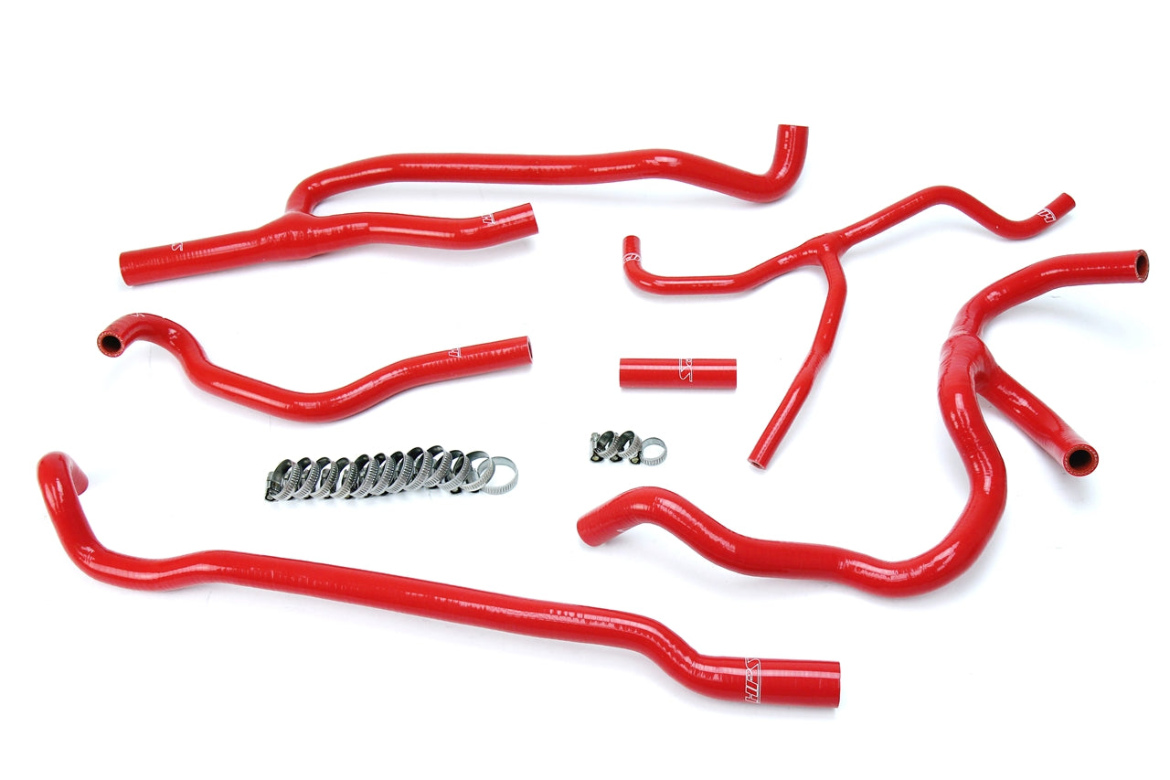 HPS Performance HPS Red Reinforced Silicone Heater Hose Kit Coolant Chevy 16-17 Camaro SS Coupe 6.2L V8