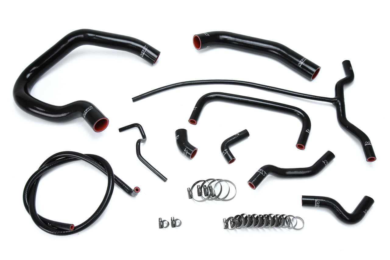 HPS Performance HPS Reinforced Black Silicone Radiator + Heater Hose Kit Coolant Ford 04-11 Ranger 4.0L V6