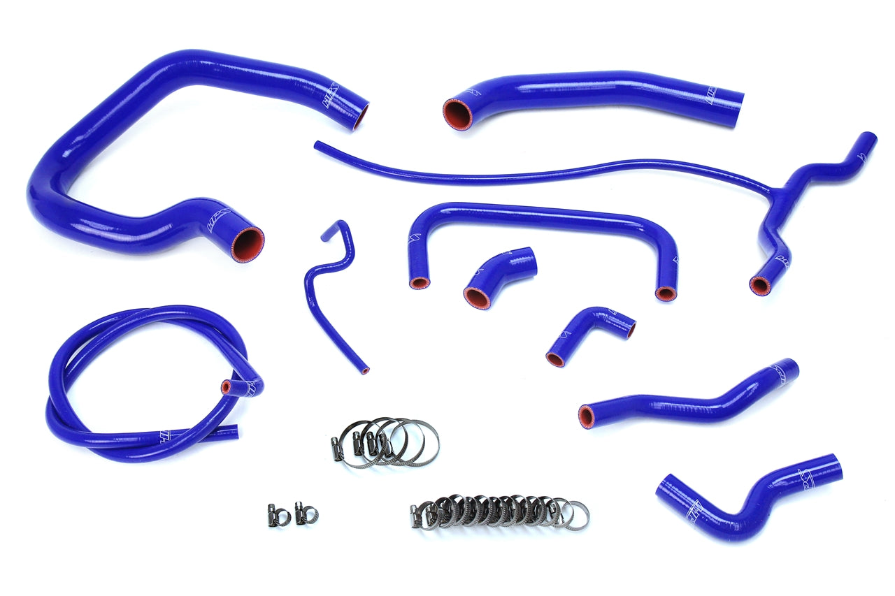 HPS Performance Products HPS Reinforced Blue Silicone Radiator + Heater Hose Kit Coolant Ford 04-11 Ranger 4.0L V6