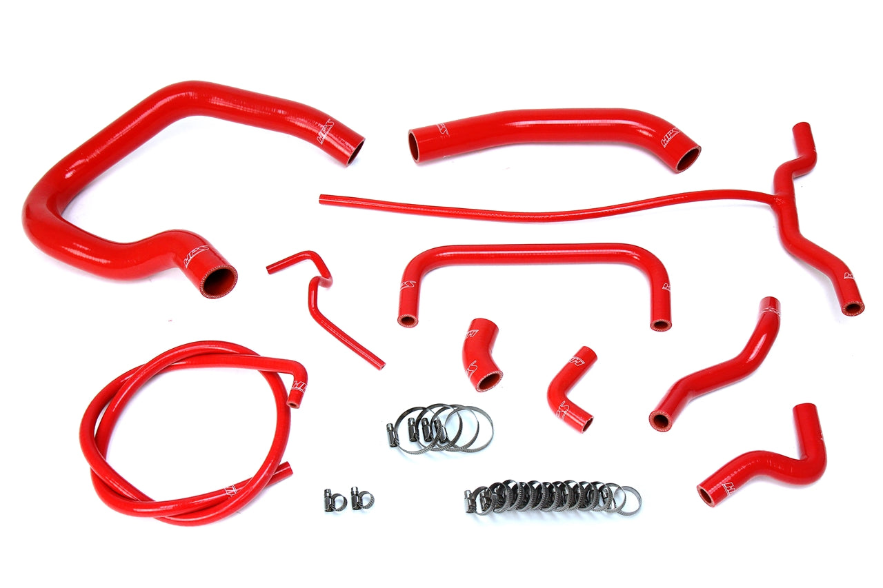 HPS Performance HPS Reinforced Red Silicone Radiator + Heater Hose Kit Coolant Ford 04-11 Ranger 4.0L V6