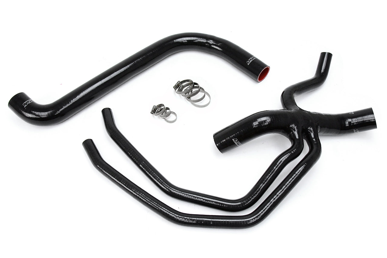 HPS Performance HPS Black Reinforced Silicone Radiator Hose Kit Coolant Ford 99-03 F150 Lightning 5.4L V8