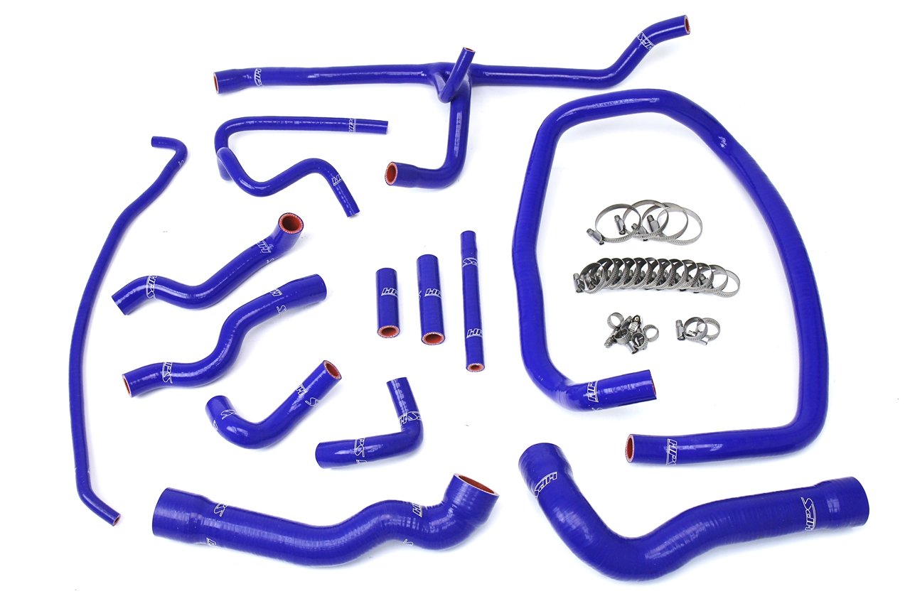 HPS Performance Products HPS Silicone Radiator + Heater Coolant Hose Kit BMW 1996-1999 E36 M3 Left Hand Drive, 57-1674
