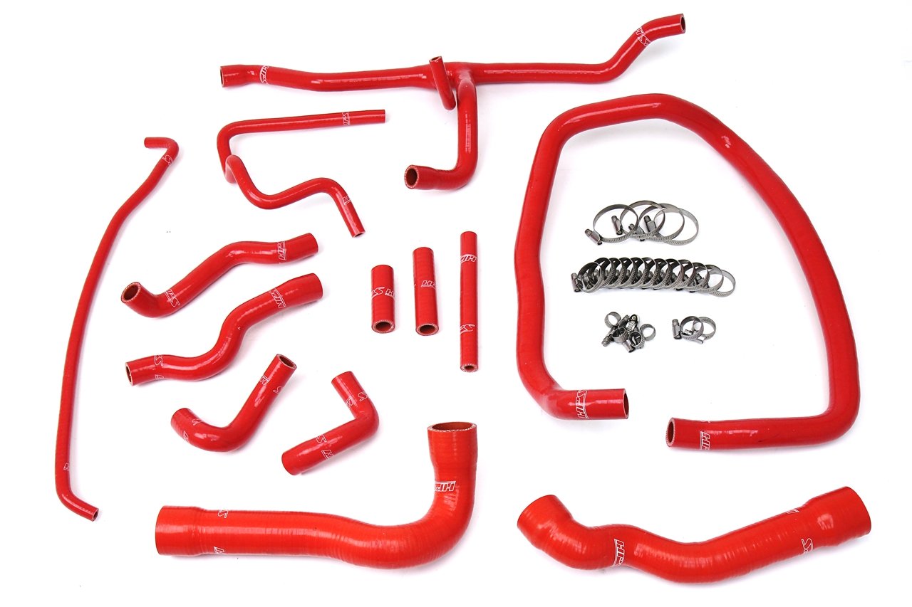 HPS Performance Products HPS Silicone Radiator + Heater Coolant Hose Kit BMW 1996-1999 E36 M3 Left Hand Drive, 57-1674