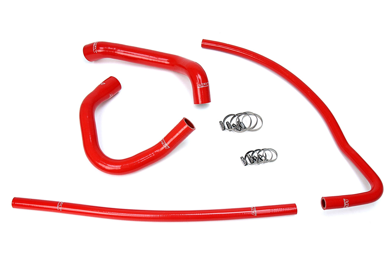 HPS Performance HPS Red Reinforced Silicone Radiator + Heater Hose Kit Jeep 93-98 Grand Cherokee 4.0L I6 Left Hand Drive