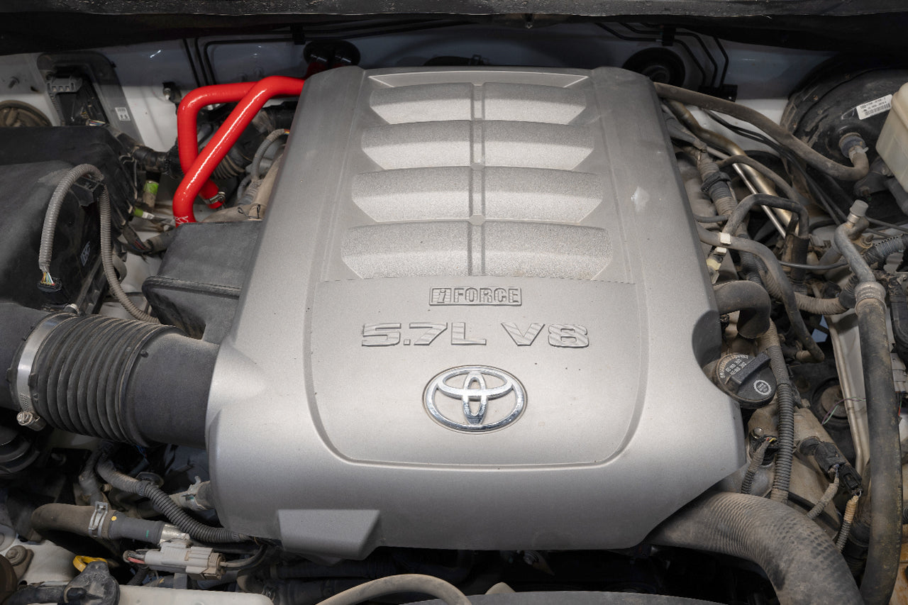 HPS Performance HPS Red Reinforced Silicone Heater Hose Kit Coolant Toyota 07-11 Tundra 5.7L V8