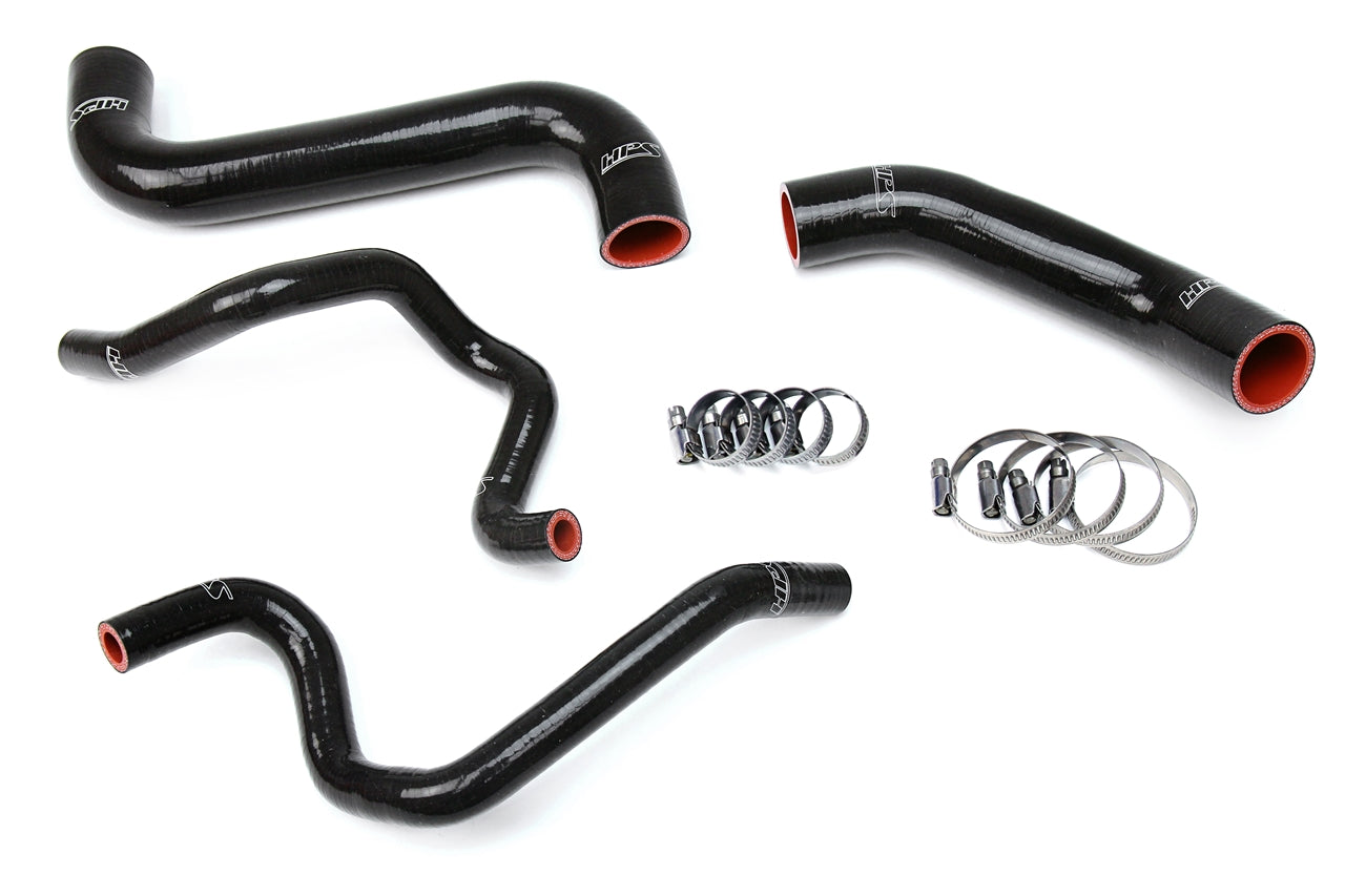 HPS Performance HPS Black Reinforced Silicone Radiator + Heater Hose Kit Subaru 2003 Impreza 2.5L Non Turbo Left Hand Drive