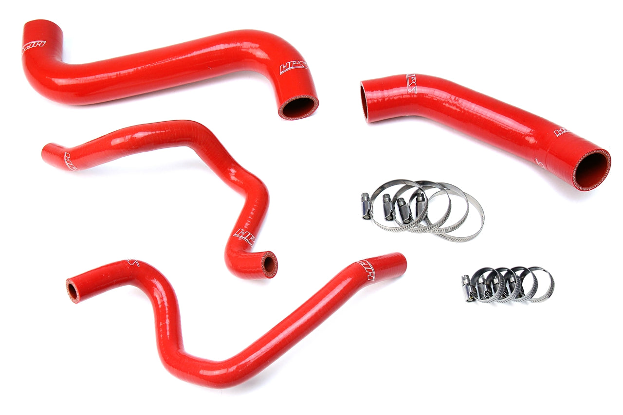 HPS Performance HPS Red Reinforced Silicone Radiator + Heater Hose Kit Subaru 2003 Impreza 2.5L Non Turbo Left Hand Drive