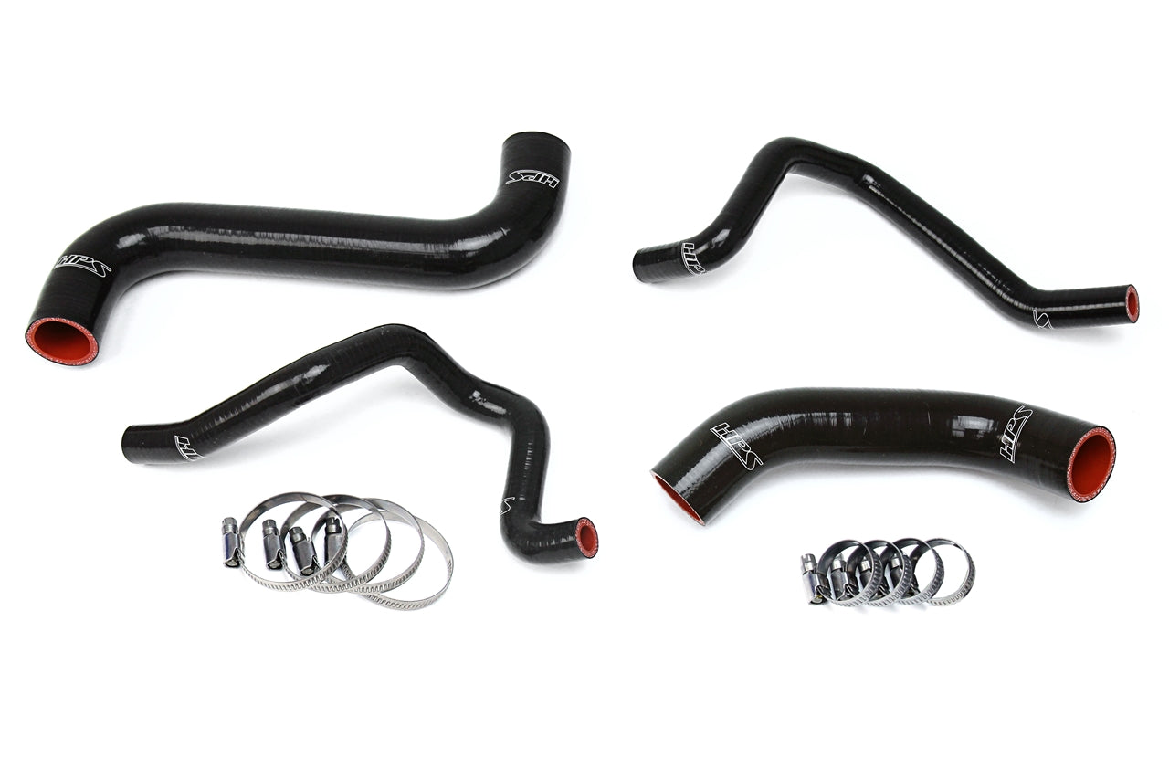 HPS Performance HPS Black Reinforced Silicone Radiator + Heater Hose Kit Subaru 2006-2007 Impreza 2.5L Non Turbo Left Hand Drive