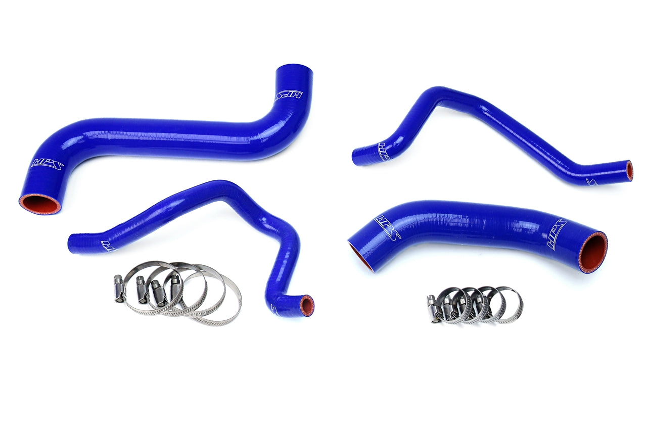HPS Performance HPS Blue Reinforced Silicone Radiator + Heater Hose Kit Subaru 2006-2007 Impreza 2.5L Non Turbo Left Hand Drive