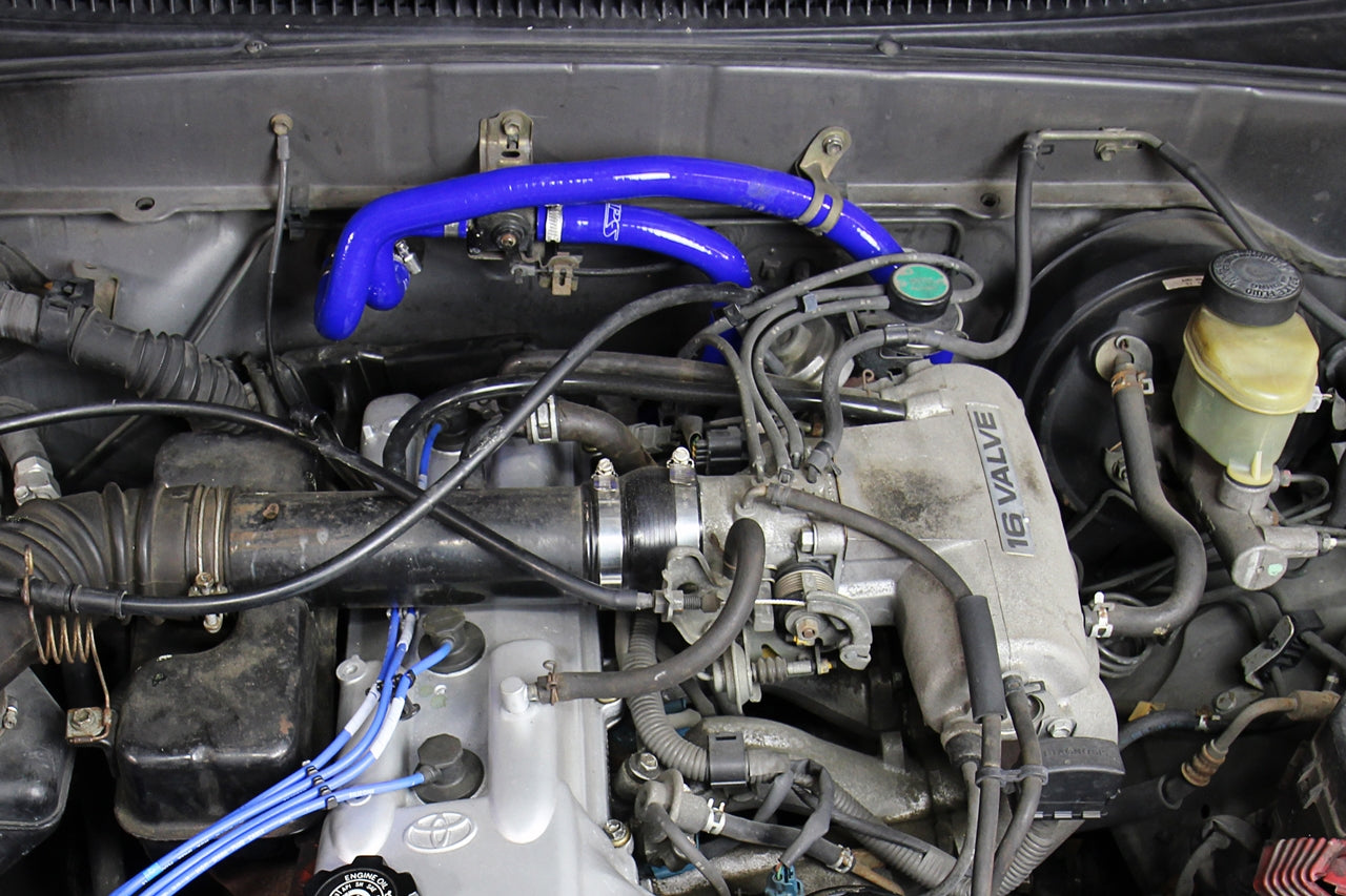 HPS Performance HPS Reinforced Blue Silicone Heater Hose Kit Coolant Toyota 95-04 Tacoma 2.4L & 2.7L 4Cyl