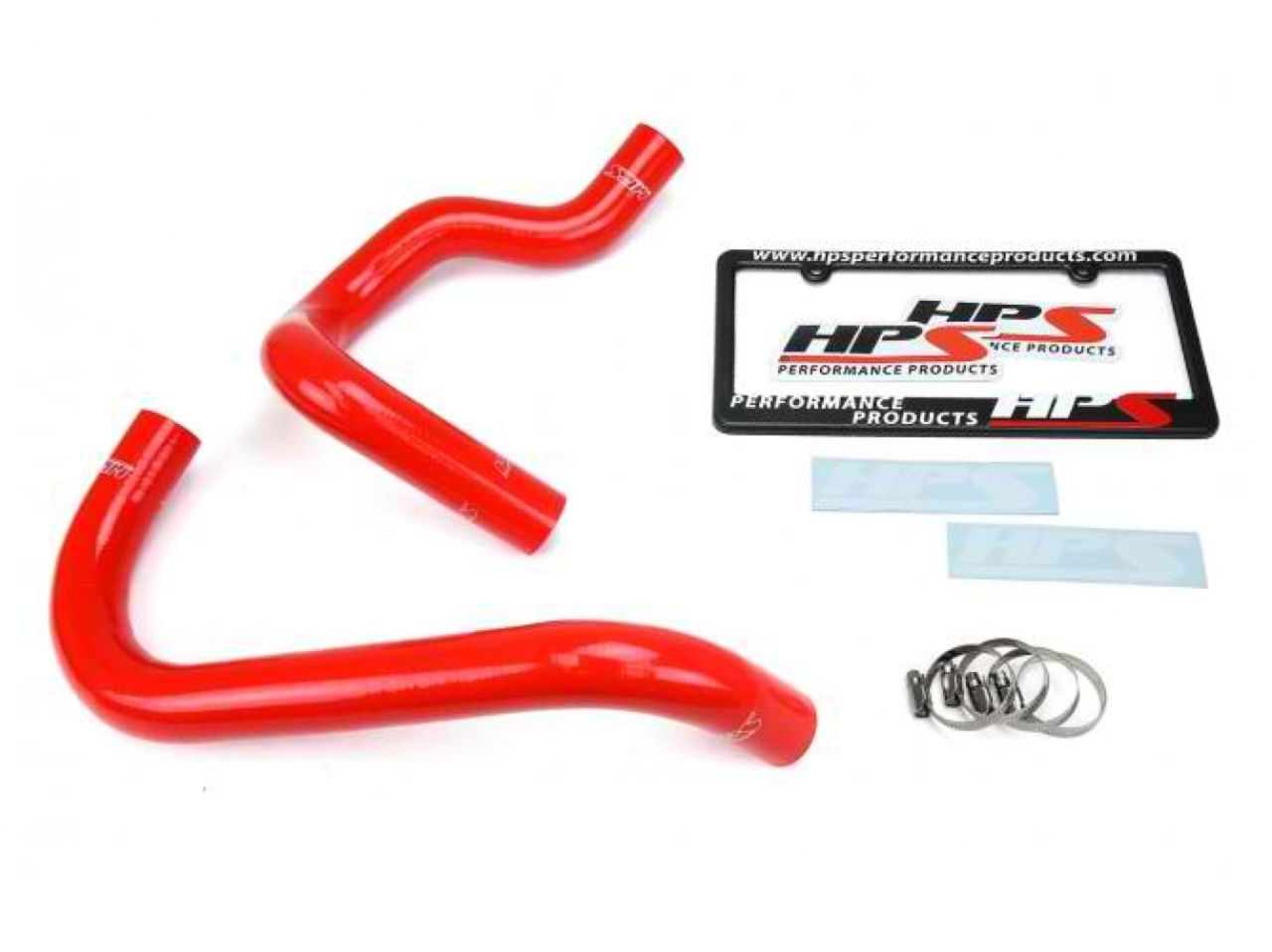HPS Performance Products HPS Reinforced Red Silicone Radiator Hose Kit Coolant Toyota 95-04 Tacoma 2.4L & 2.7L 4Cyl