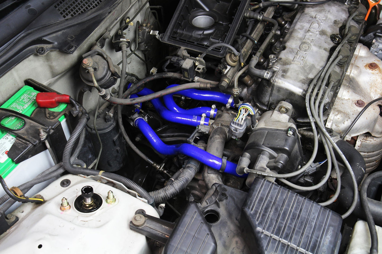 HPS Performance HPS Silicone Heater Coolant Hose Kit 1996-2000 Honda Civic CX DX LX 1.6L D16 SOHC, 57-1773