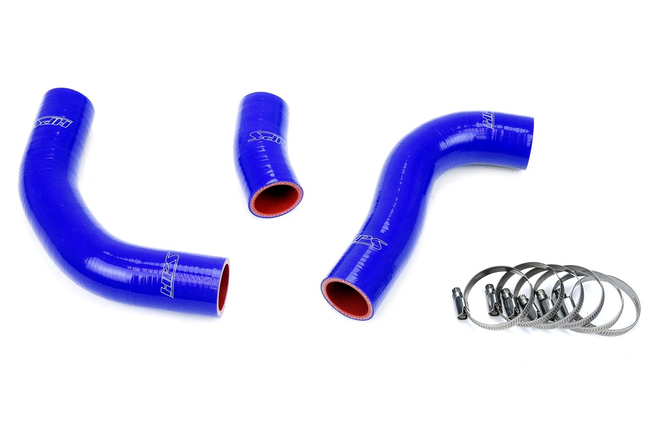 HPS Performance HPS Silicone Radiator Coolant Hose Kit Toyota 1988-1990 Land Cruiser FJ62 4.0L I6, 57-1776