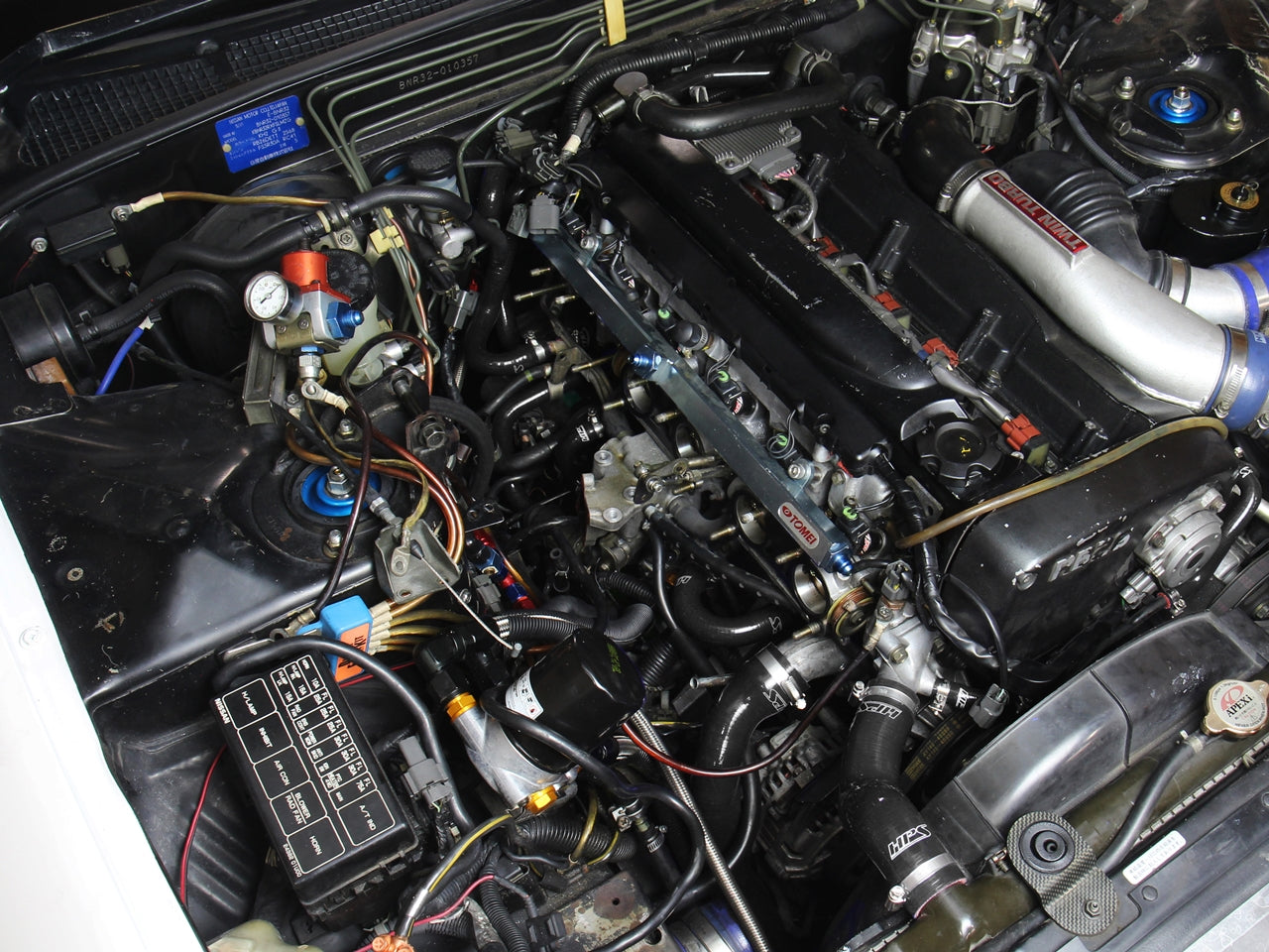 HPS Performance HPS Silicone Radiator + Heater Coolant Hose Kit Nissan 1989-1994 Skyline GTR R32 RB26DETT Twin Turbo, 57-1782