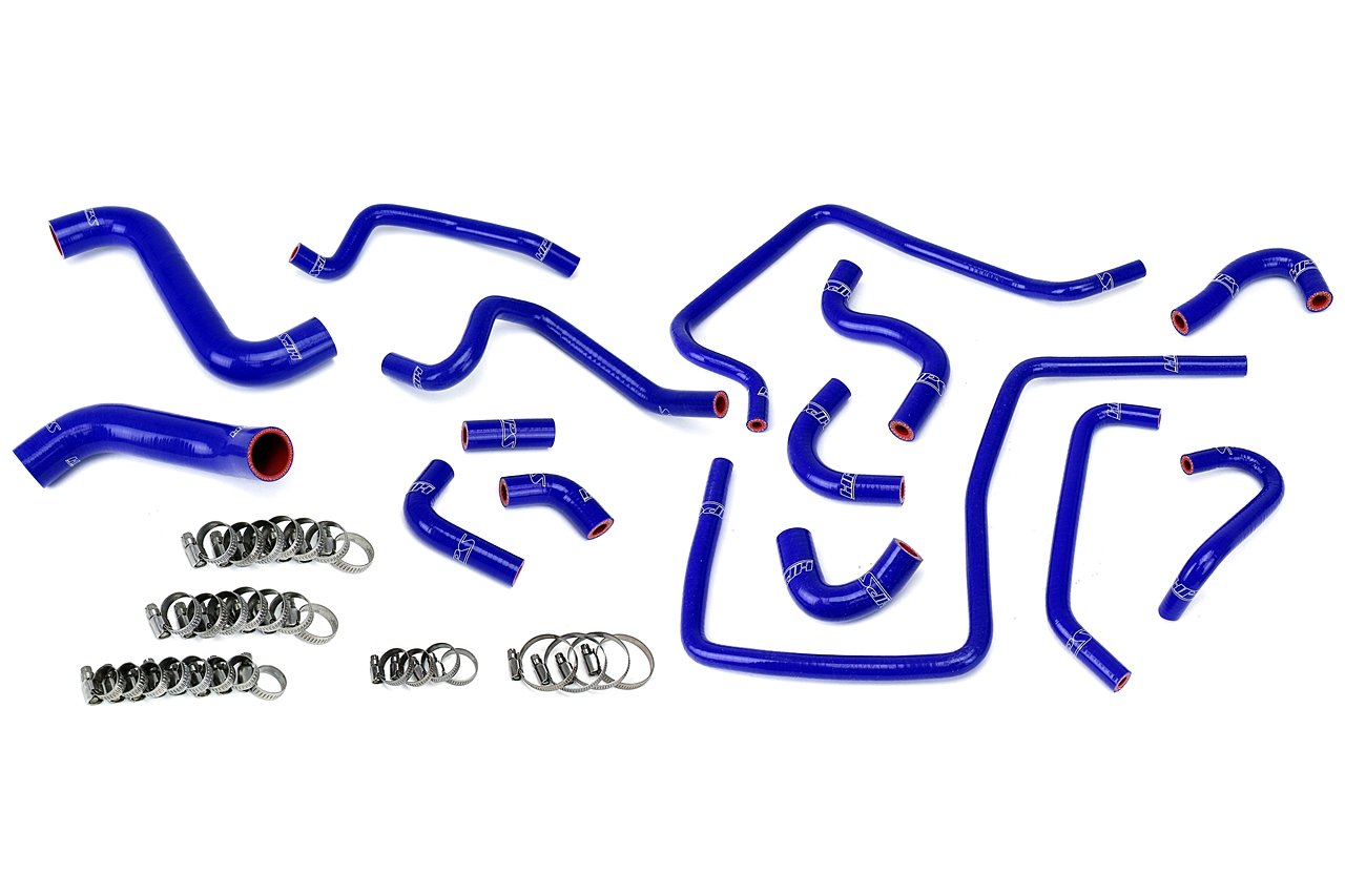HPS Performance HPS Silicone Radiator, Heater and Ancillary Coolant Hose Kit Subaru 2002-2003 Impreza WRX 2.0L Turbo, 57-1812
