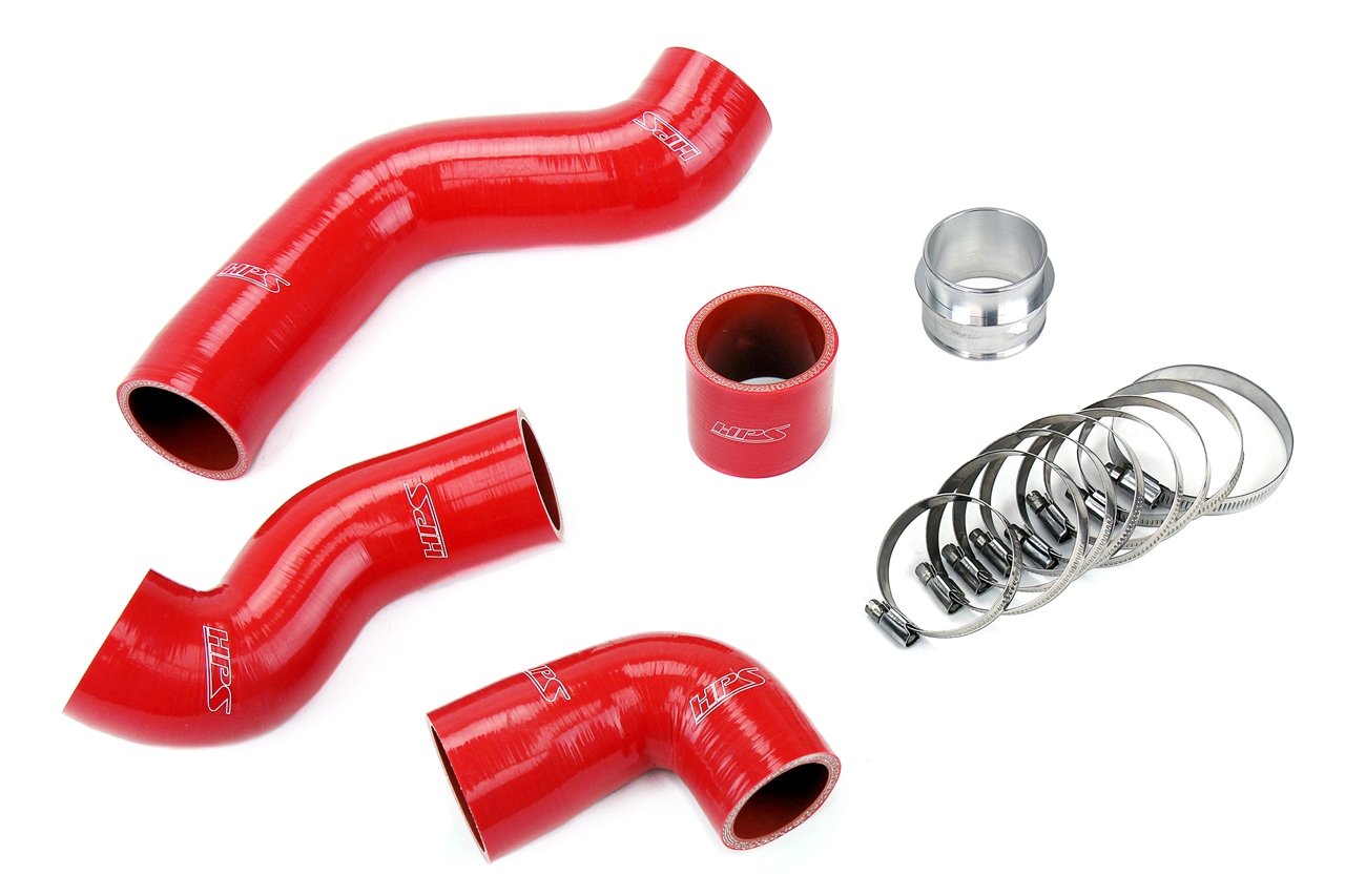 HPS Performance HPS Silicone Intercooler Boost Hose Kit Volkswagen 99-06 Golf GTI MK4 1.8T Turbo AWP, 57-1845
