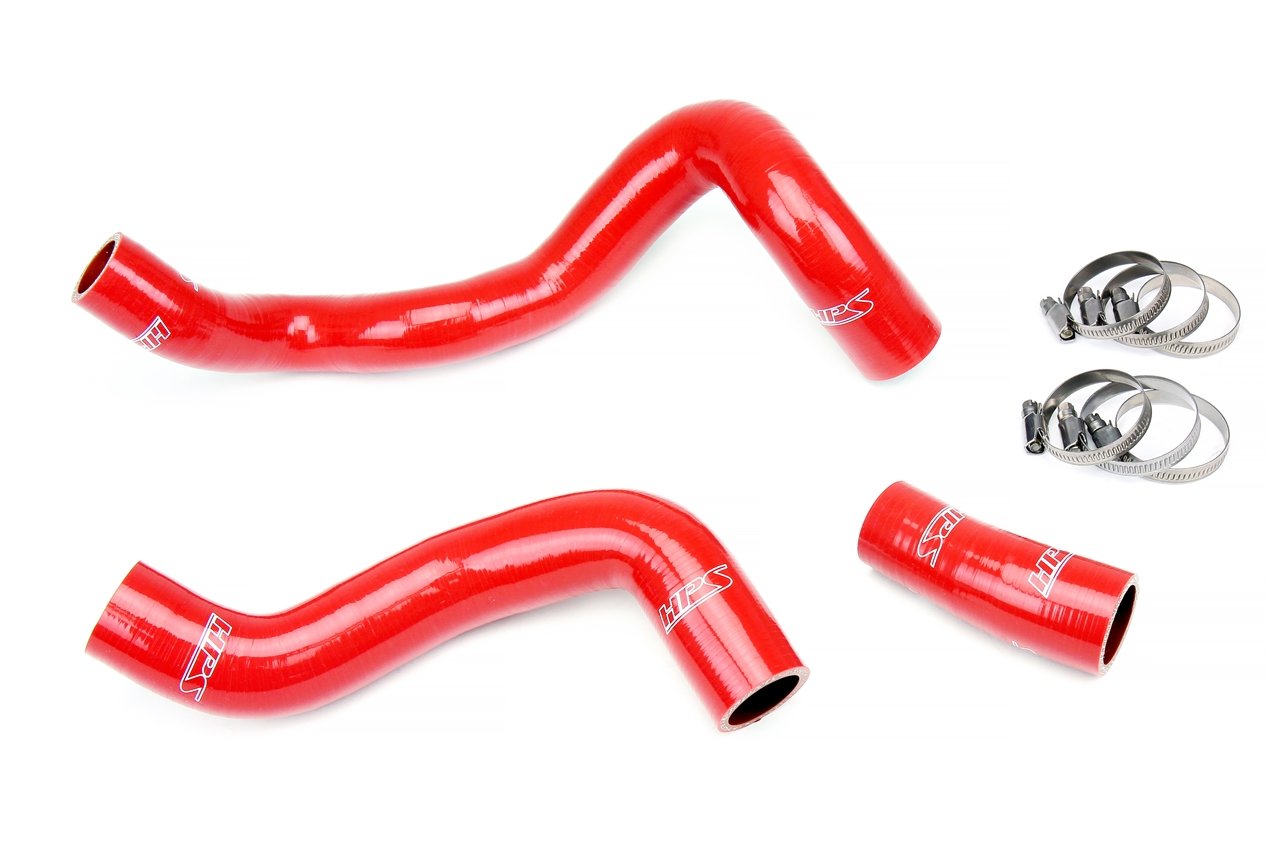 HPS Performance HPS Silicone Radiator Coolant Hose Kit Ford 2016-2018 Focus RS 2.3L Turbo, 57-1886