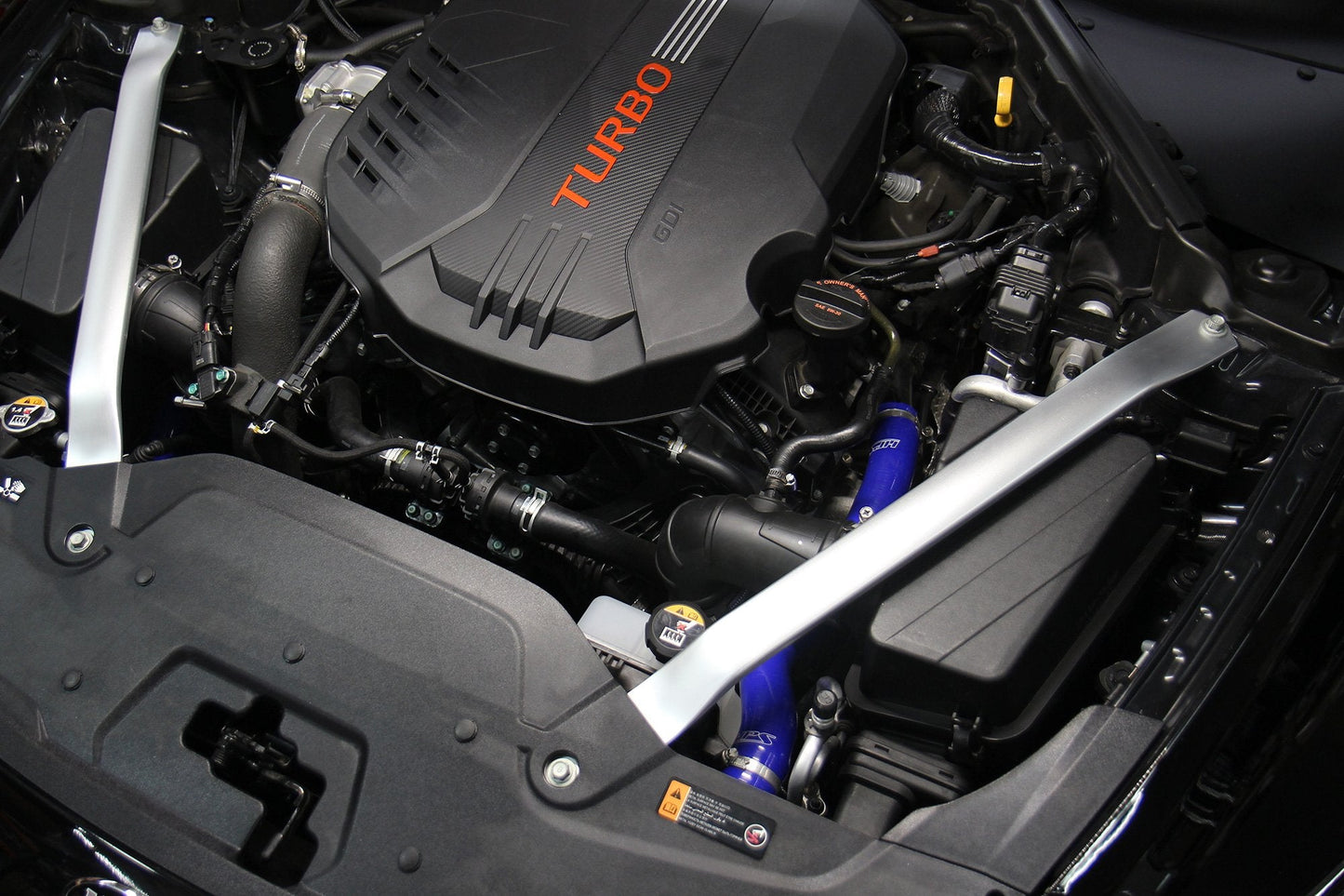 HPS Performance Products HPS Silicone Radiator Coolant Hose Kit 2018-2022 Kia Stinger 3.3L V6 Twin Turbo, 57-1964