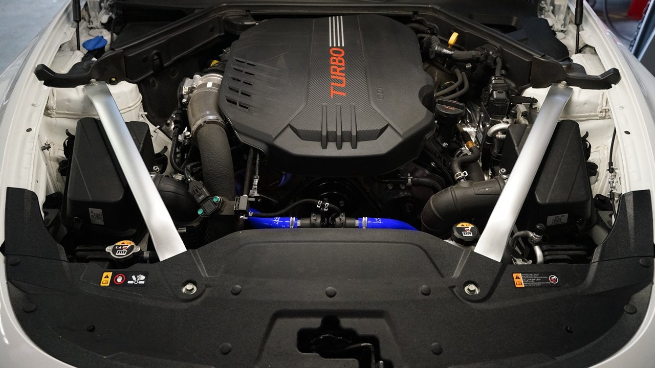 HPS Silicone Breather BOV Hose Kit 2018-2022 Kia Stinger 3.3T V6 Twin Turbo, 57-2045