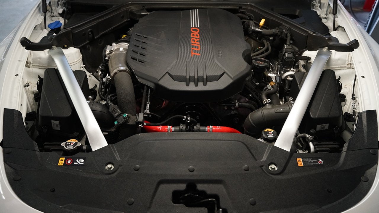 HPS Performance HPS Silicone Breather BOV Hose Kit 2019-2024 Genesis G70 3.3T V6 Twin Turbo, 57-2045