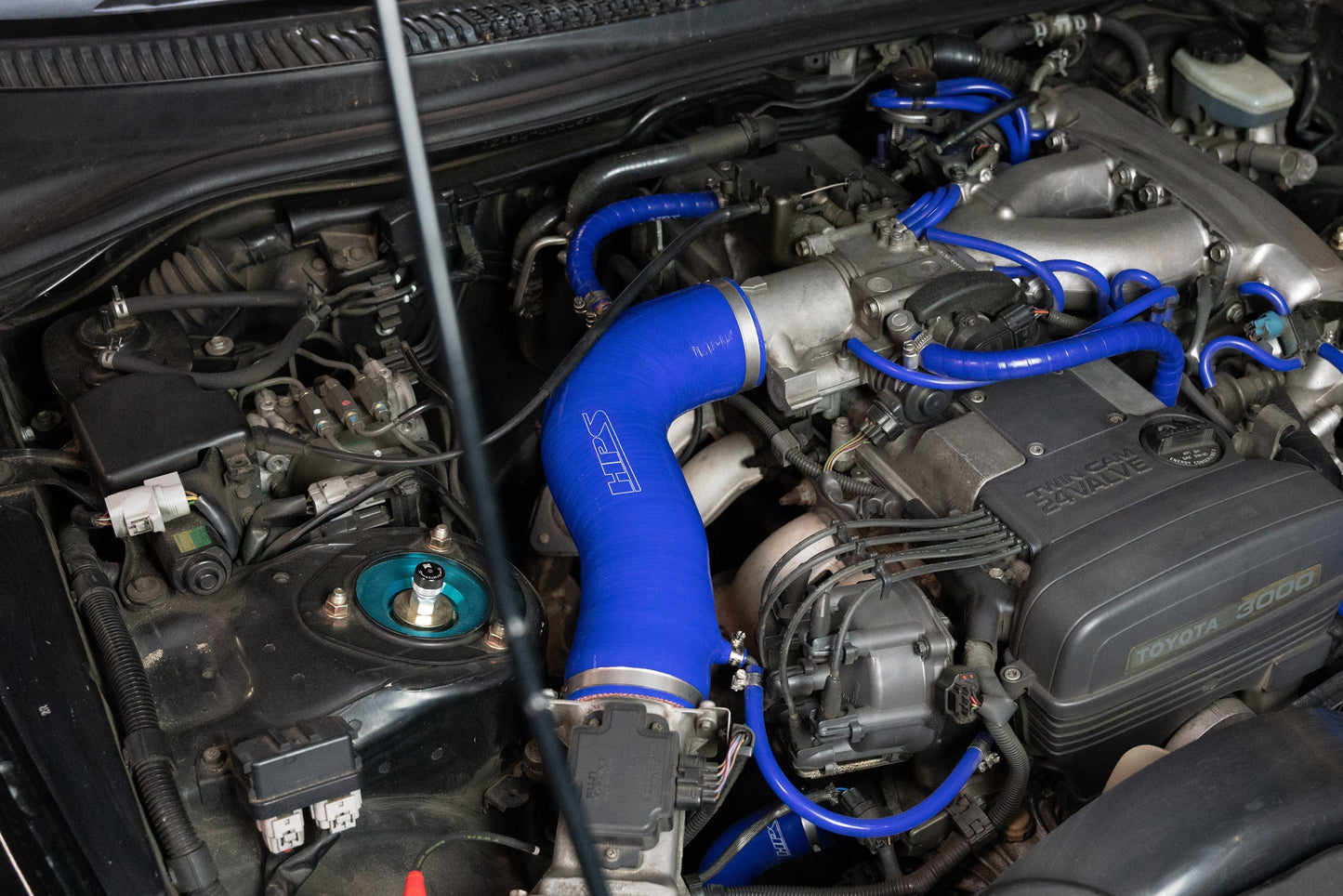 HPS Performance HPS Silicone Post MAF Air Intake Hose Kit Toyota 1993-1996 Supra 3.0L Non Turbo 2JZ-GE , 57-2051