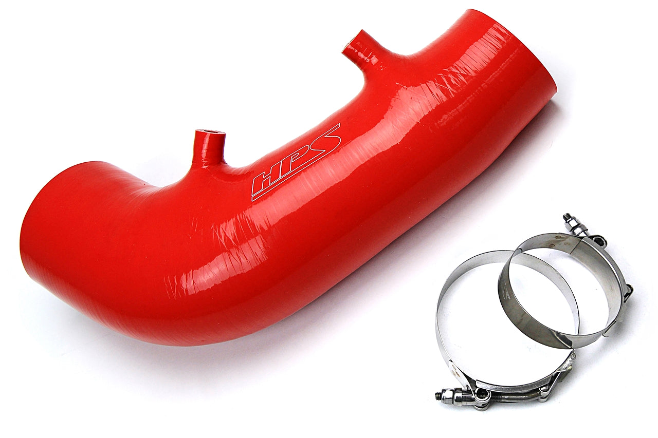 HPS Performance Products HPS Red Reinforced Silicone Post MAF Air Intake Hose Kit Honda 06-09 S2000 AP2 2.2L F22