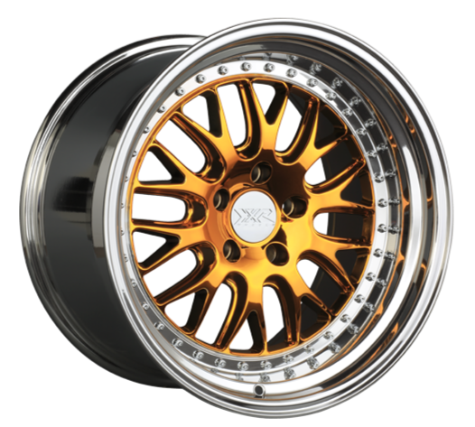 XXR 570 Wheel Copper / Platinum Lip 18x9.5 +35 5x4.5