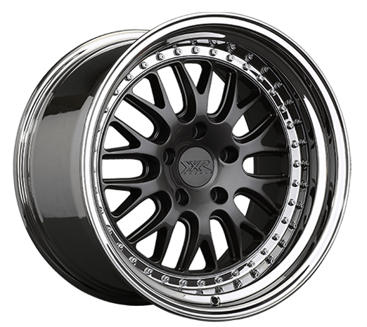 XXR 570 Wheel Graphite / Platinum Lip 18x8.5 +35 5x120