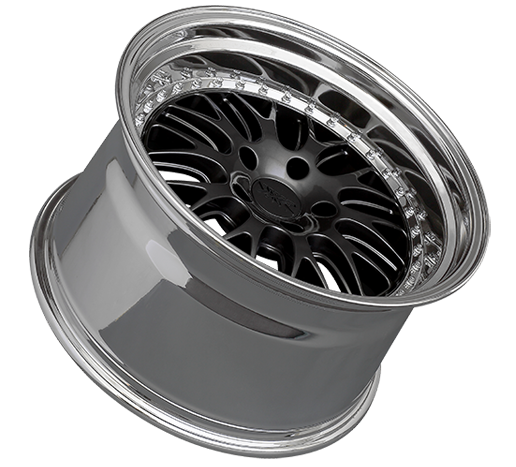 XXR 570 Wheel Graphite / Platinum Lip 18x9.5 +20 5x4.5