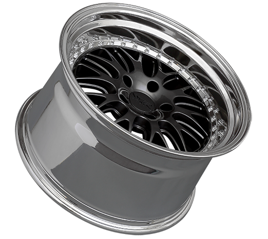 XXR 570 Wheel Graphite / Platinum Lip 18x9.5 +35 5x120