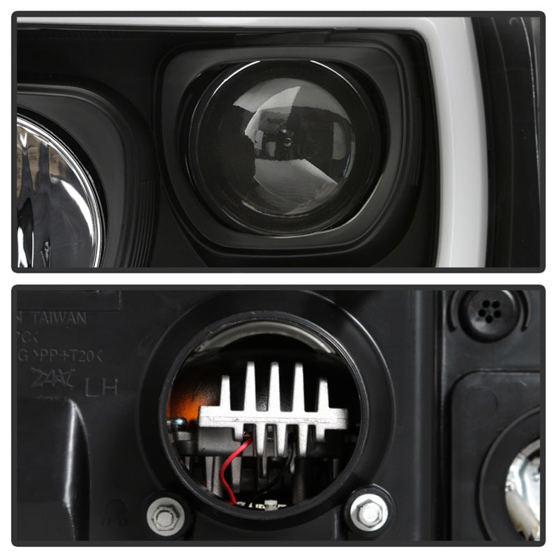 Spyder 05-07 Ford F250/350/450 Super Duty Projector LED Black PRO-YD-FS05V2PL-BK 5087911