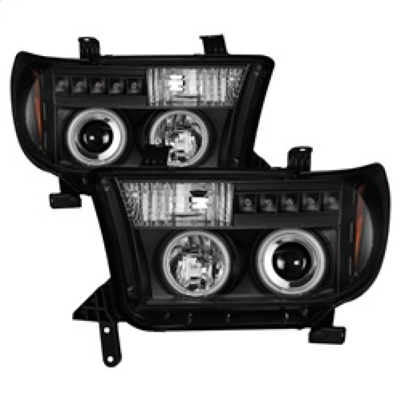 Spyder Toyota Tundra 07-13 Projector Headlights CCFL Halo LED Blk PRO-YD-TTU07-CCFL-BK 5030306